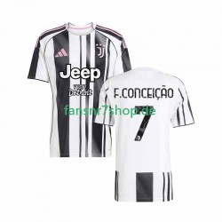 Juventus Turin fußball trikot Francisco Conceicao 7 Herren Heim 2025-2026 Kurzarm