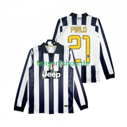 Juventus Turin fußball trikot Pirlo 21 2014 2015 Herren Heim Retro Langarm