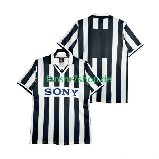 Juventus Turin fußball trikot 1995 1996 Herren Heim Retro Kurzarm