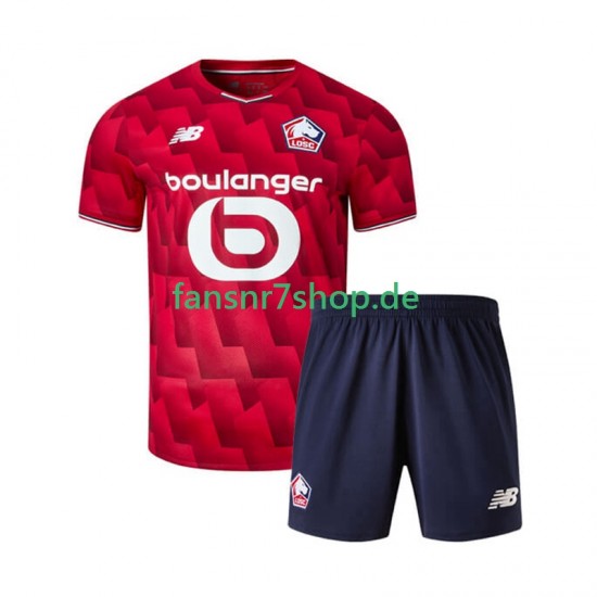LOSC Lille fußball trikot Kinder Heim 2025-2026 Kurzarm
