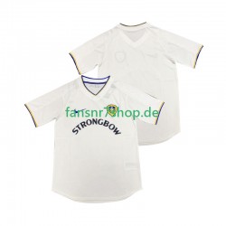 Leeds United fußball trikot 2000 2001 Herren Heim Retro Kurzarm