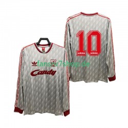 Liverpool fußball trikot 10 1989 1991 Herren Auswärts Retro Langarm