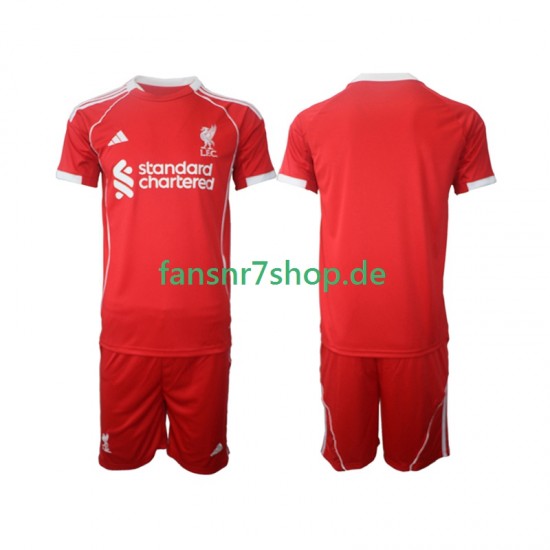 Liverpool fußball trikot Kinder Heim 2025-2026 Kurzarm