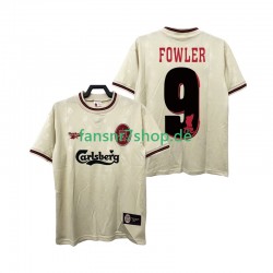 Liverpool fußball trikot FOWLER 9 1996 1997 Herren Auswärts Retro Kurzarm