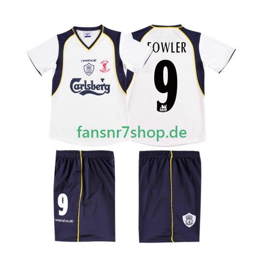 Liverpool fußball trikot FOWLER 9 LWP 2001 2002 Herren Auswärts Retro Kurzarm
