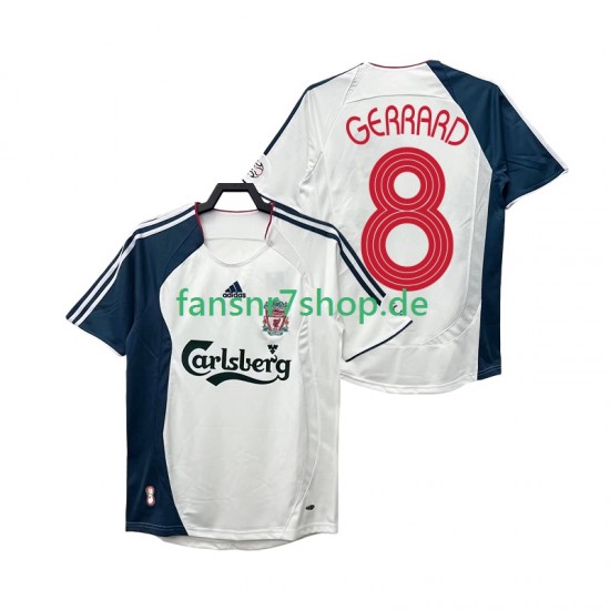 Liverpool fußball trikot GERRARD 8 Herren Auswärts Retro 2008 2006 Kurzarm