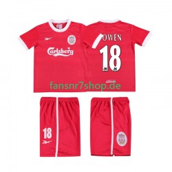 Liverpool fußball trikot OWEN 18 LWP 1997 1998 Kinder Heim Retro Kurzarm
