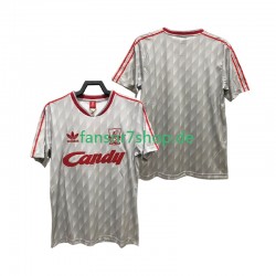 Liverpool fußball trikot 1989 1991 Herren Auswärts Retro Kurzarm