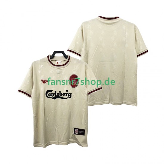 Liverpool fußball trikot 1996 1997 Herren Auswärts Retro Kurzarm