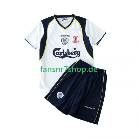 Liverpool fußball trikot LWP 2001 2002 Kinder Auswärts Retro Kurzarm