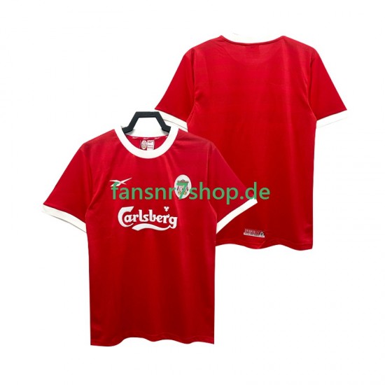 Liverpool fußball trikot 1998 Herren Heim Retro 1999 Kurzarm