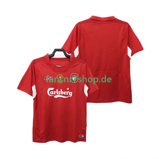Liverpool fußball trikot 2005 Herren Heim Retro 2004 Kurzarm