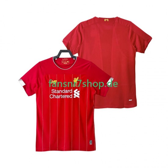 Liverpool fußball trikot 2019 2020 Herren Heim Retro Kurzarm