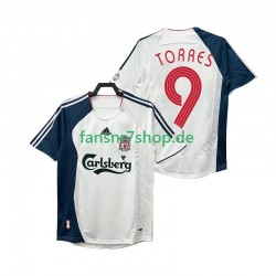 Liverpool fußball trikot Torres 9 Herren Auswärts Retro 2008 2006 Kurzarm