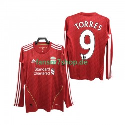 Liverpool fußball trikot Torres 9 2012 Herren Heim Retro 2010 Langarm