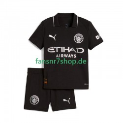Manchester City fußball trikot Kinder Auswärts 2025-2026 Kurzarm