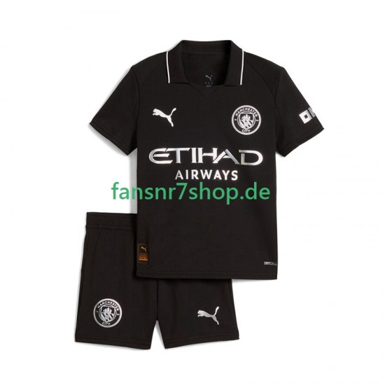 Manchester City fußball trikot Kinder Auswärts 2025-2026 Kurzarm
