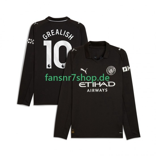 Manchester City fußball trikot Jack Grealish 10 Herren Auswärts 2025-2026 Langarm