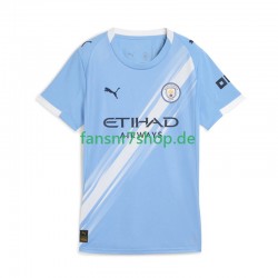 Manchester City fußball trikot Dame Heim 2025-2026 Kurzarm