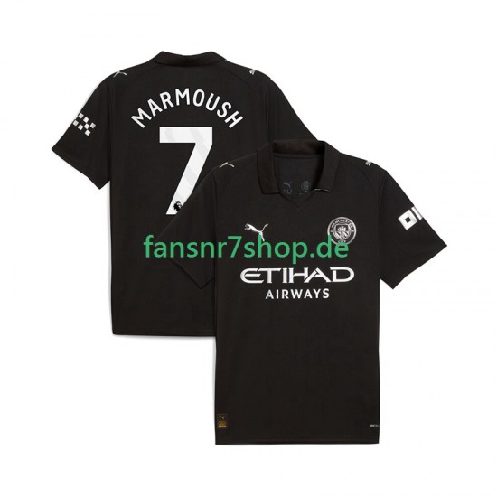 Manchester City fußball trikot Omar Marmoush 7 Herren Auswärts 2025-2026 Kurzarm