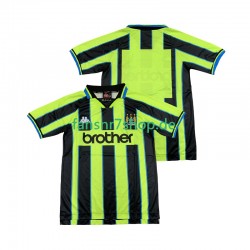Manchester City fußball trikot 1998 Herren Auswärts Retro 1999 Kurzarm