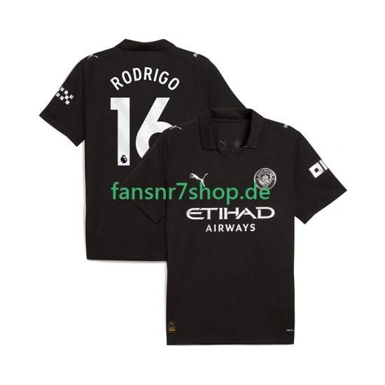 Manchester City fußball trikot Rodrigo Hernandez 16 Herren Auswärts 2025-2026 Kurzarm