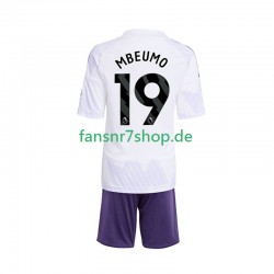Manchester United fußball trikot Bryan Mbeumo 19 Kinder Auswärts 2025-2026 Kurzarm