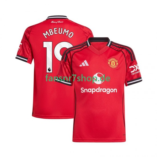 Manchester United fußball trikot Bryan Mbeumo 19 Herren Heim 2025-2026 Kurzarm