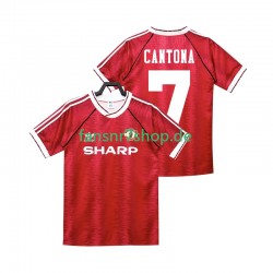 Manchester United fußball trikot CANTONA 7 1992 Herren Heim Retro 1990 Kurzarm