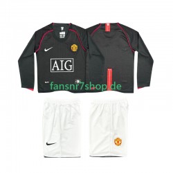 Manchester United fußball trikot 2007 Kinder Auswärts Retro 2008 Langarm