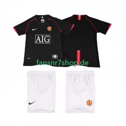 Manchester United fußball trikot 2007 Kinder Auswärts Retro 2008 Kurzarm