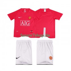 Manchester United fußball trikot Premier League 2007 Kinder Heim Retro 2008 Kurzarm