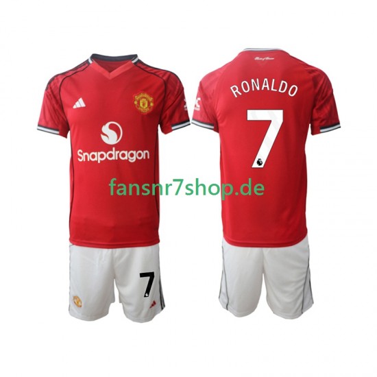 Manchester United fußball trikot Cristiano Ronaldo 7 Kinder Heim 2025-2026 Kurzarm