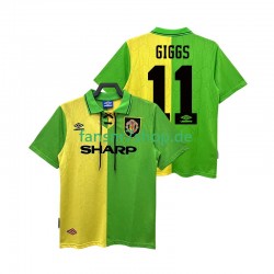 Manchester United fußball trikot GIGGS 11 1992 Herren Auswärts Retro 1994 Kurzarm