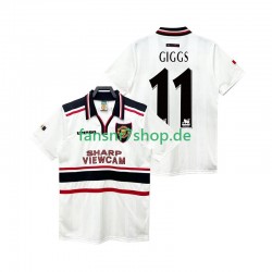 Manchester United fußball trikot GIGGS 11 1998 Herren Auswärts Retro 1999 Kurzarm