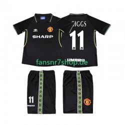Manchester United fußball trikot GIGGS 11 1998 Kinder Ausweich Retro 1999 Kurzarm