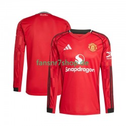 Manchester United fußball trikot Herren Heim 2025-2026 Langarm