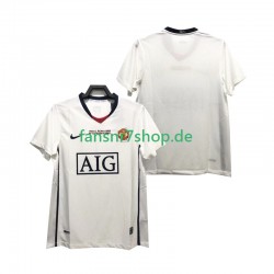 Manchester United fußball trikot Champions League 2009 Herren Auswärts Retro 2008 Kurzarm