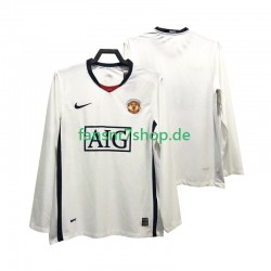 Manchester United fußball trikot Premier League 2009 Herren Auswärts Retro 2008 Langarm