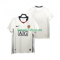 Manchester United fußball trikot Premier League 2009 Herren Auswärts Retro 2008 Kurzarm