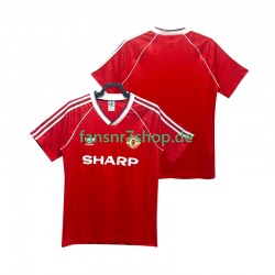 Manchester United fußball trikot 1988 Herren Heim Retro 1990 Kurzarm
