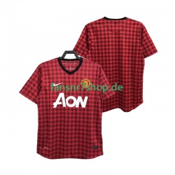 Manchester United fußball trikot 2012 2013 Herren Heim Retro Kurzarm