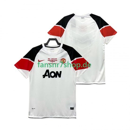 Manchester United fußball trikot Champions League 2012 Herren Ausweich Retro 2011 Kurzarm