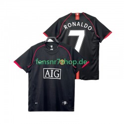 Manchester United fußball trikot Ronaldo 7 2007 Herren Auswärts Retro 2008 Kurzarm