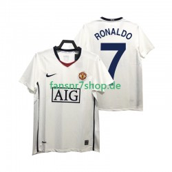 Manchester United fußball trikot Ronaldo 7 Premier League 2009 Herren Auswärts Retro 2008 Kurzarm