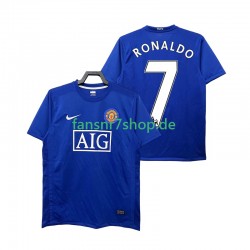 Manchester United fußball trikot Ronaldo 7 2009 Herren Ausweich Retro 2008 Kurzarm