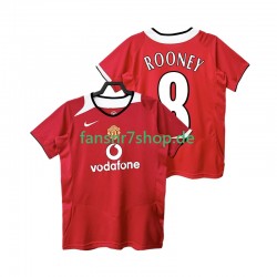 Manchester United fußball trikot Rooney 8 2005 Herren Heim Retro 2006 Kurzarm