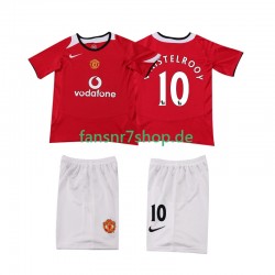 Manchester United fußball trikot Ruud van Nistelrooy 2005 Kinder Heim Retro 2006 Kurzarm