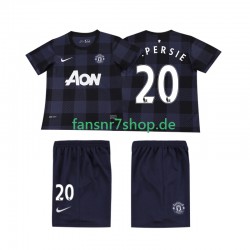 Manchester United fußball trikot V PERSIE 20 2013 2014 Kinder Auswärts Retro Kurzarm