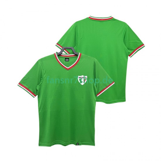 Mexiko fußball trikot 1970 Herren Heim Retro Kurzarm